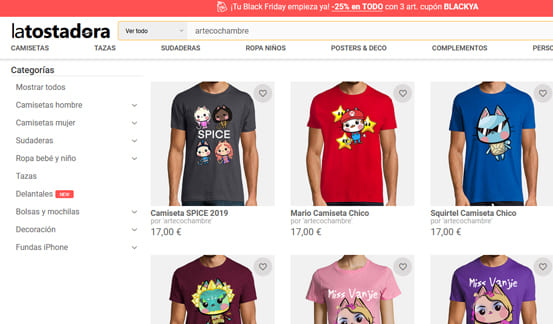 Camisetas RedGirls y Gaticos